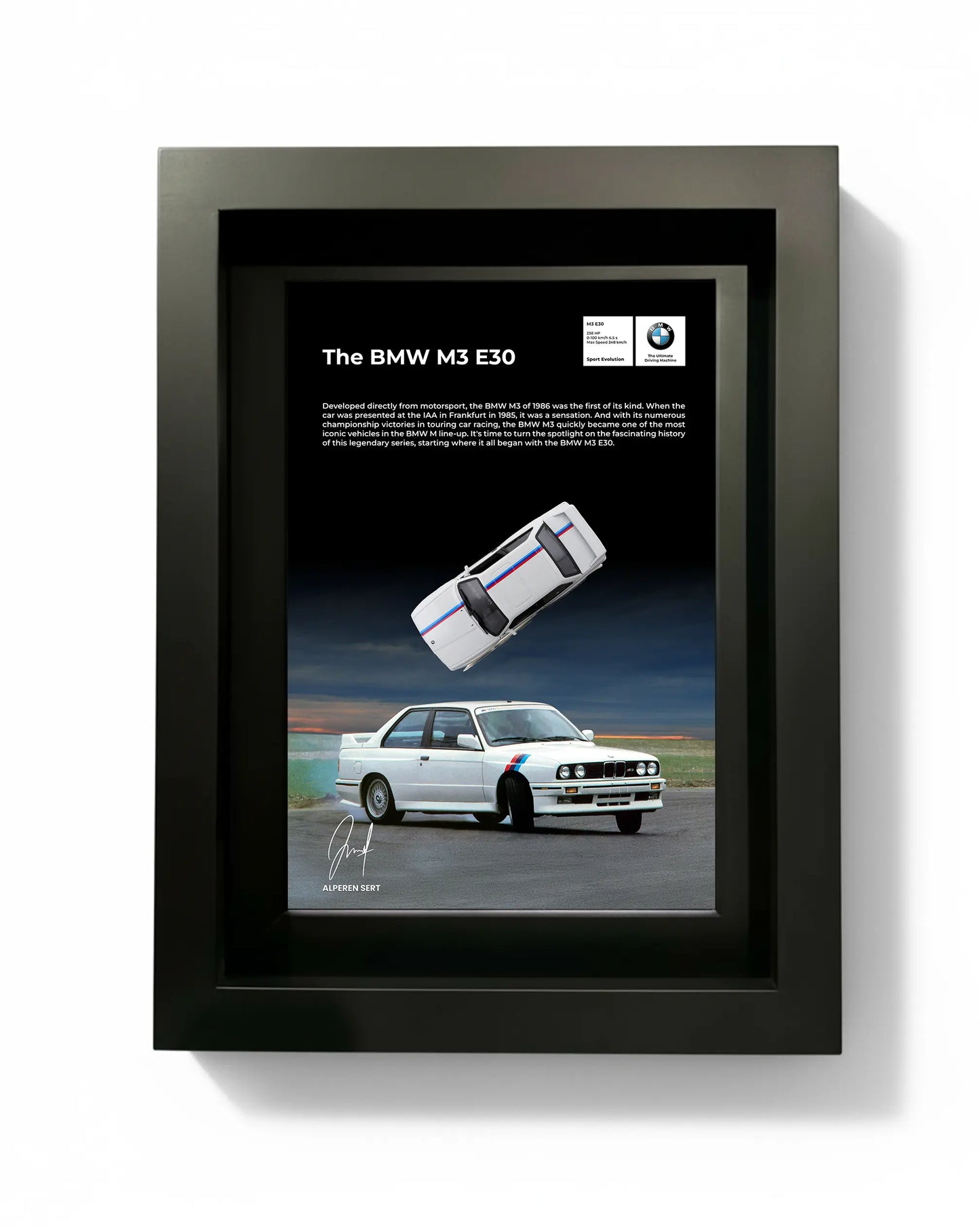 BMW M3 E30 Evolution Tablo